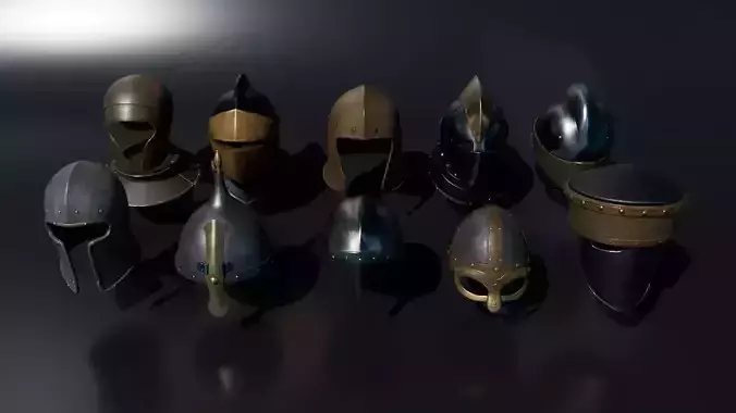 Medieval Helmet Pack