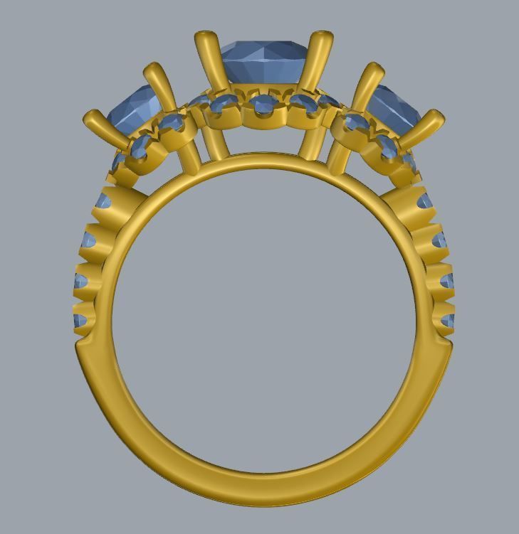 BASIC SOLITER RING 3D print model_2