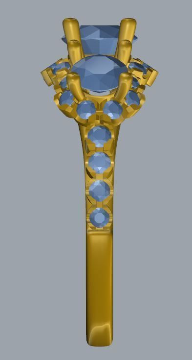 BASIC SOLITER RING 3D print model_1