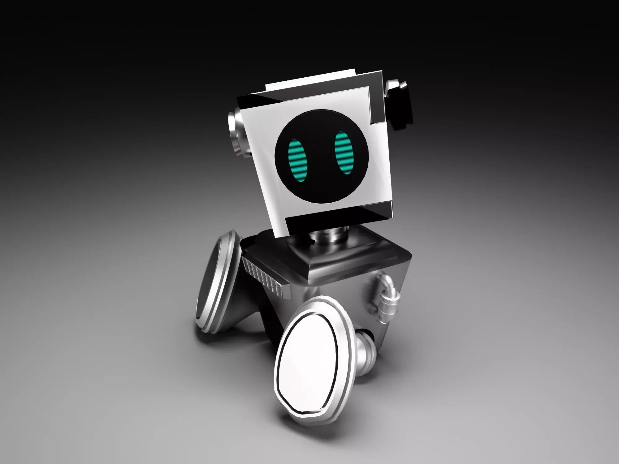 Mini Robot  3D print model_0