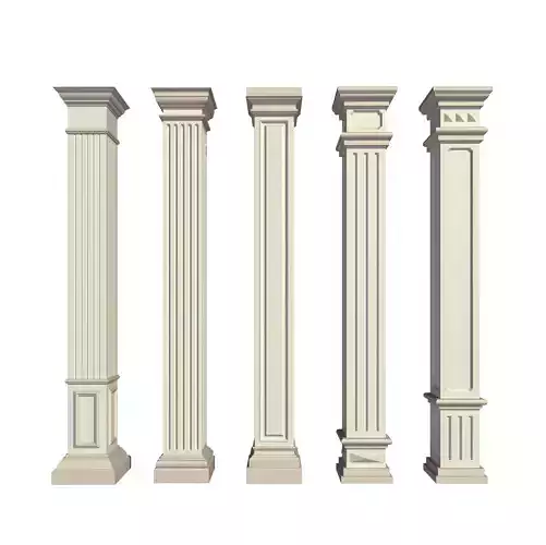 Parametric Classic Columns Family for Revit Pack One