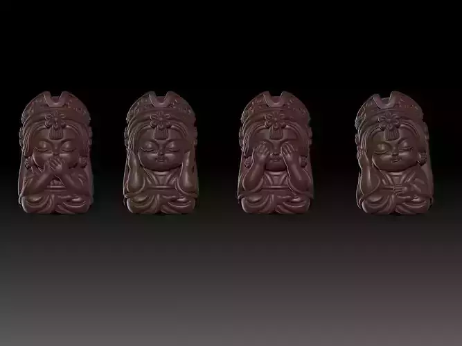 Set Chibi Chinese Buddha