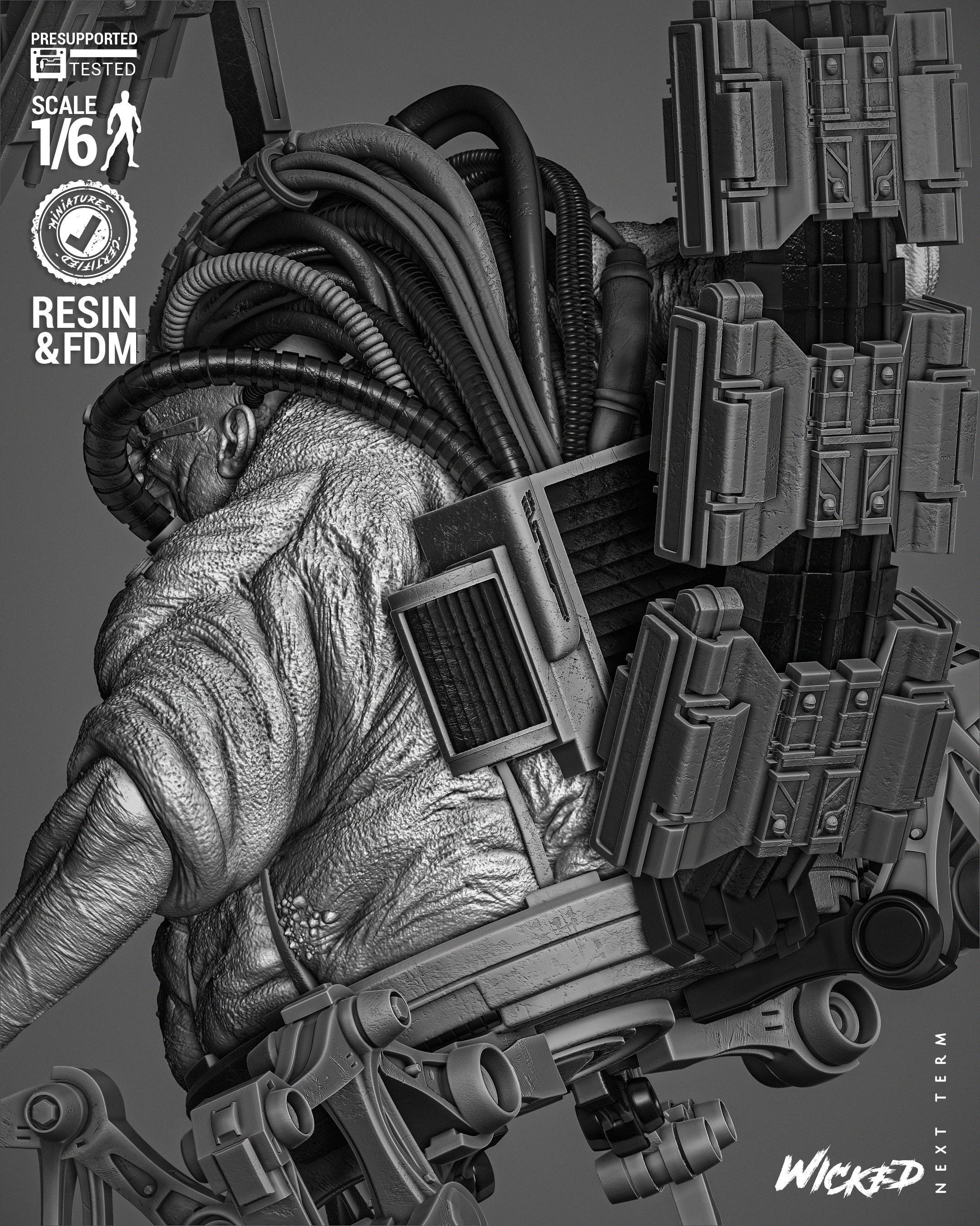 Wicked Marvel Mojo Sculpture 3D print model_48