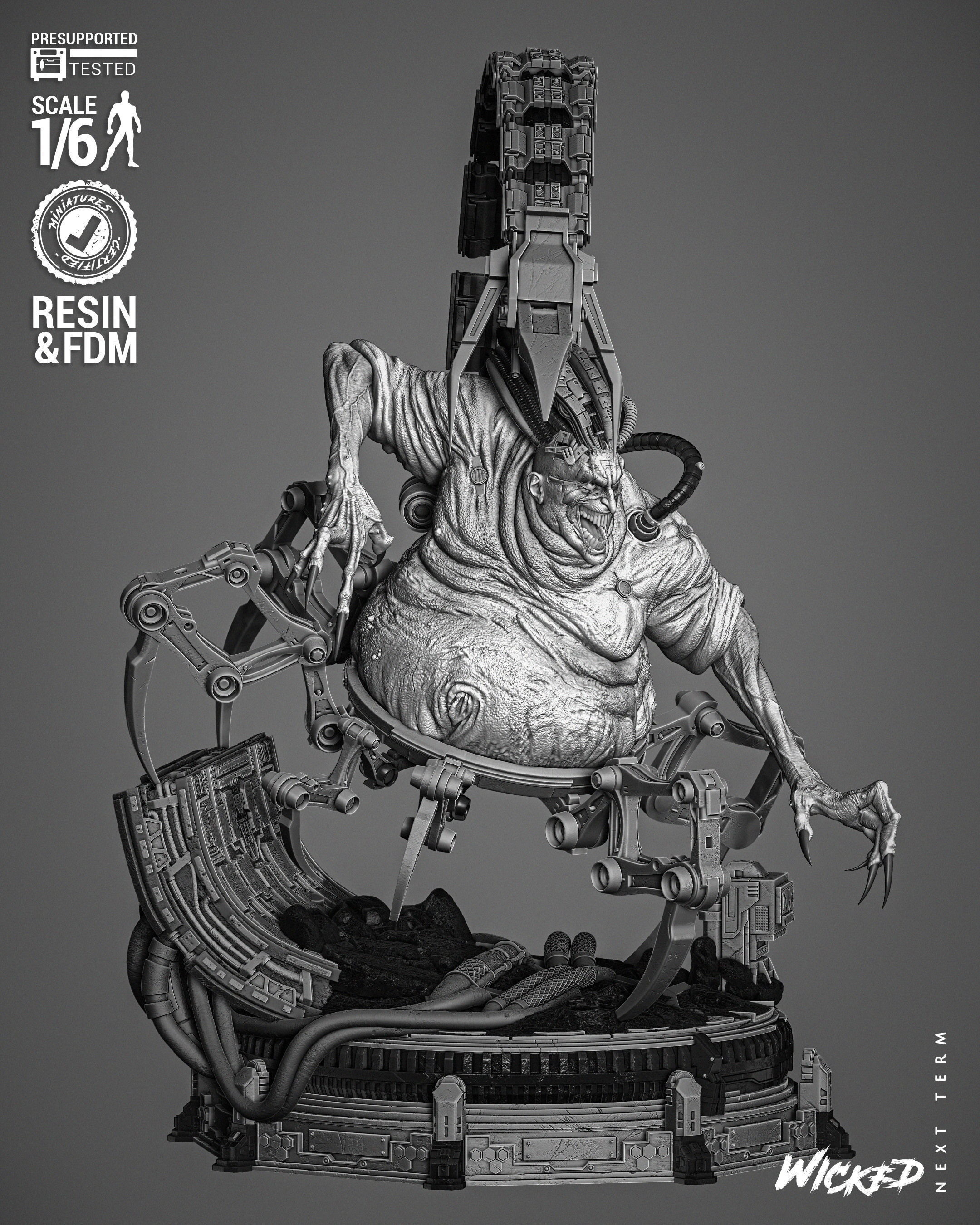 Wicked Marvel Mojo Sculpture 3D print model_19