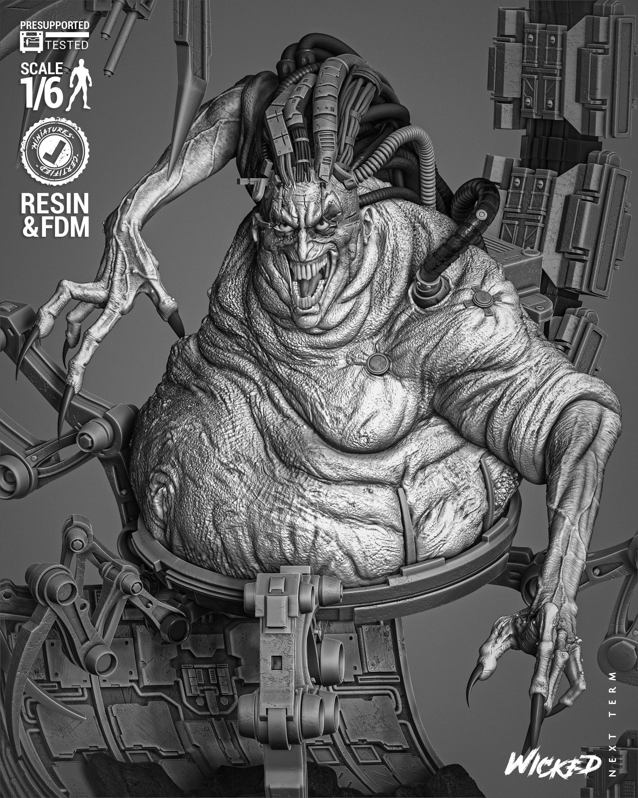 Wicked Marvel Mojo Sculpture 3D print model_9