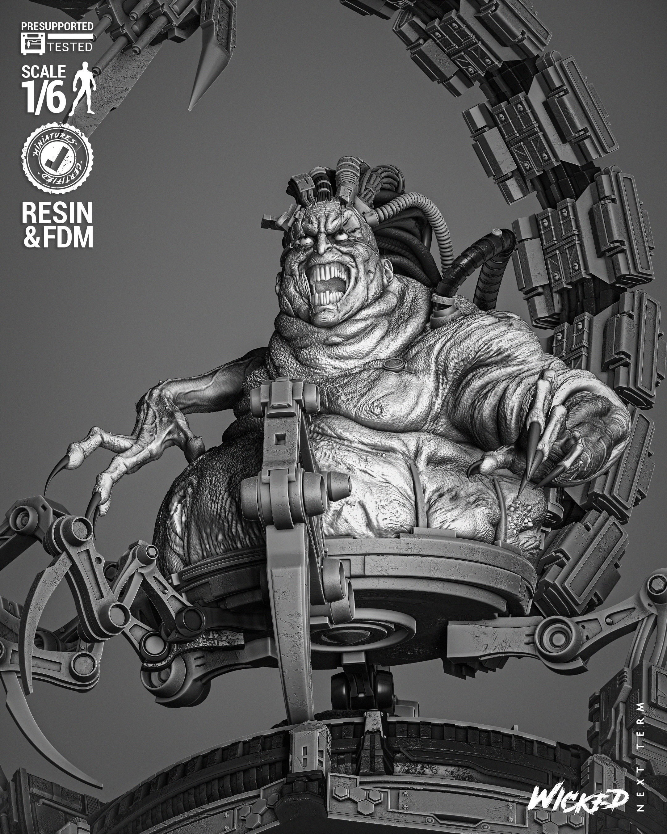 Wicked Marvel Mojo Sculpture 3D print model_29