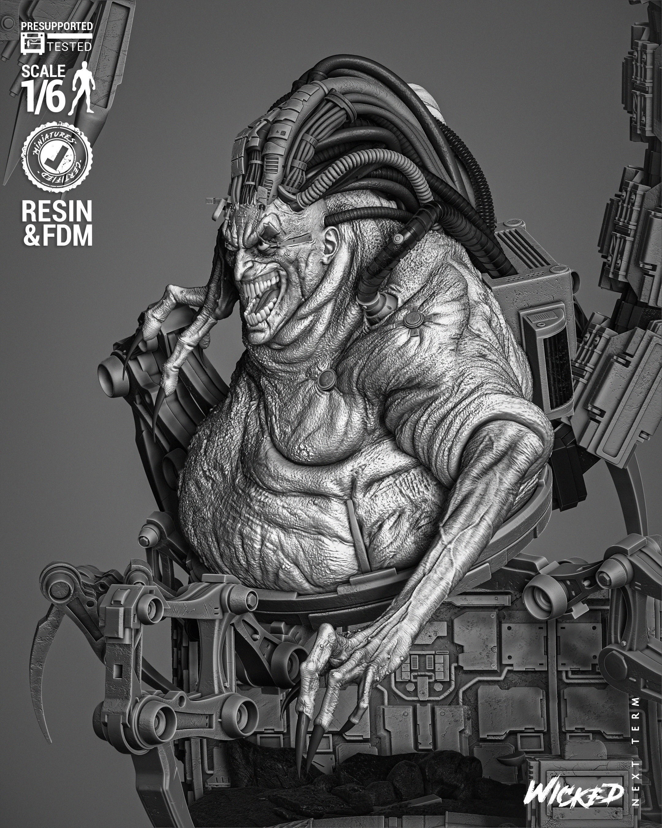 Wicked Marvel Mojo Sculpture 3D print model_16