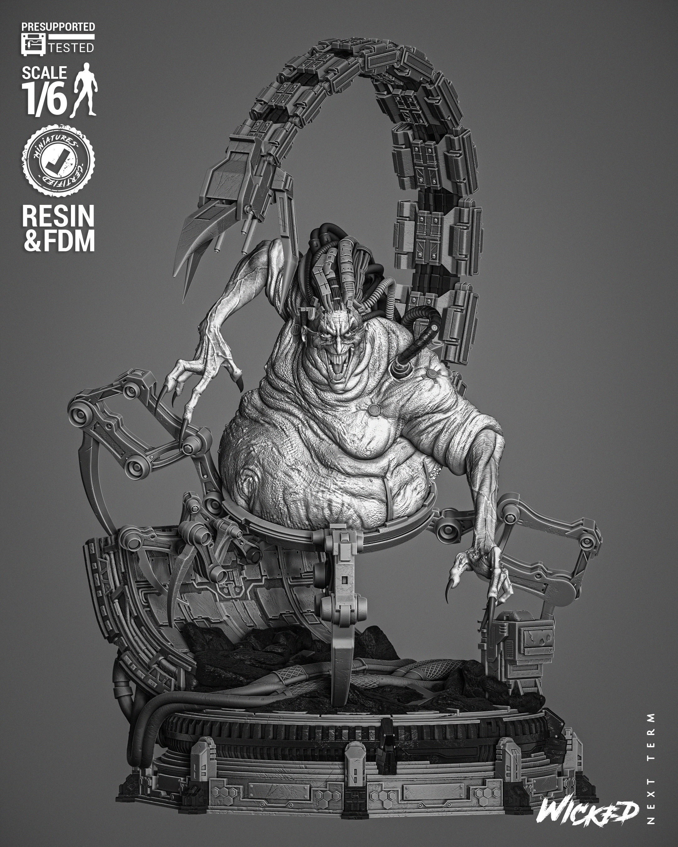 Wicked Marvel Mojo Sculpture 3D print model_40