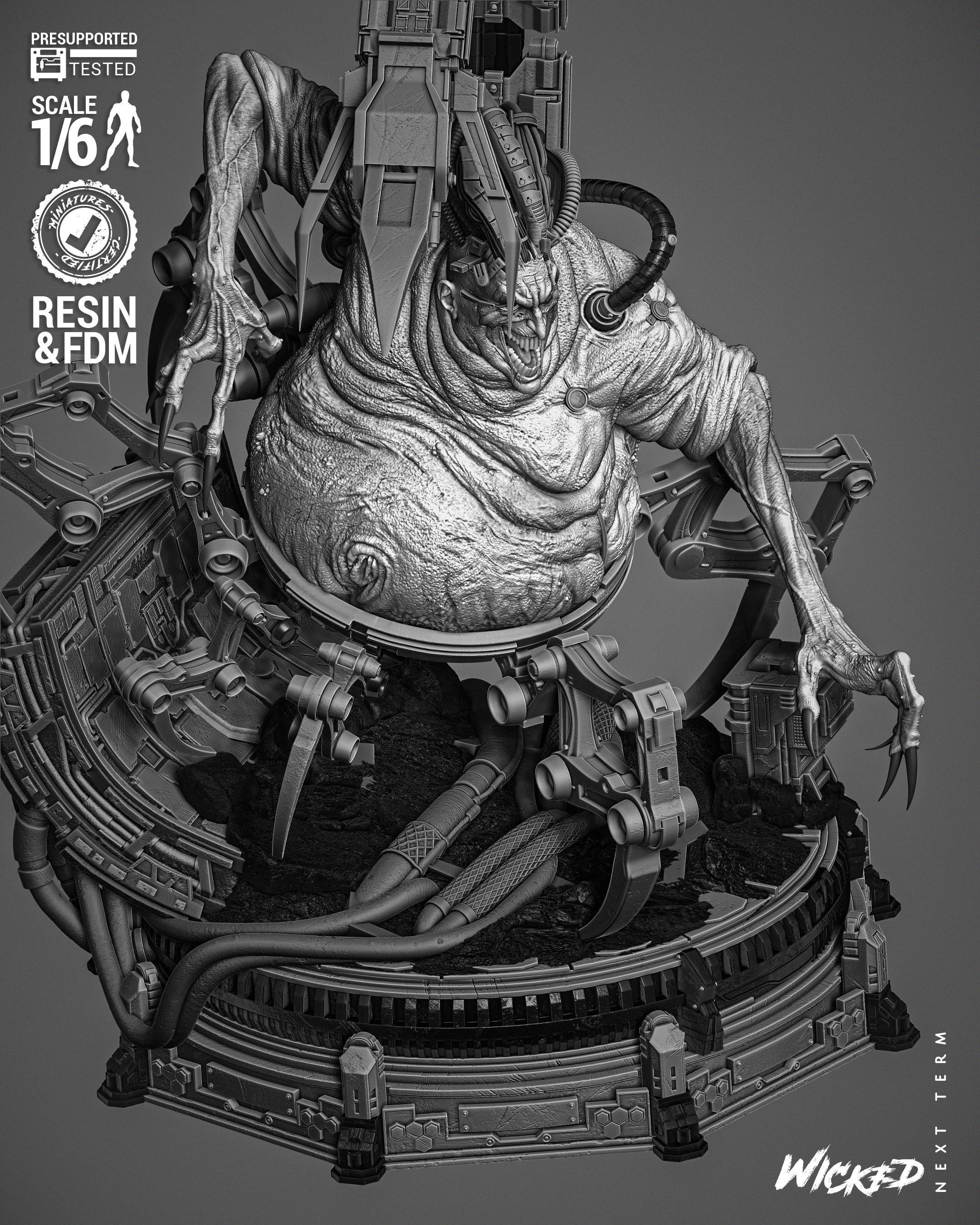 Wicked Marvel Mojo Sculpture 3D print model_45