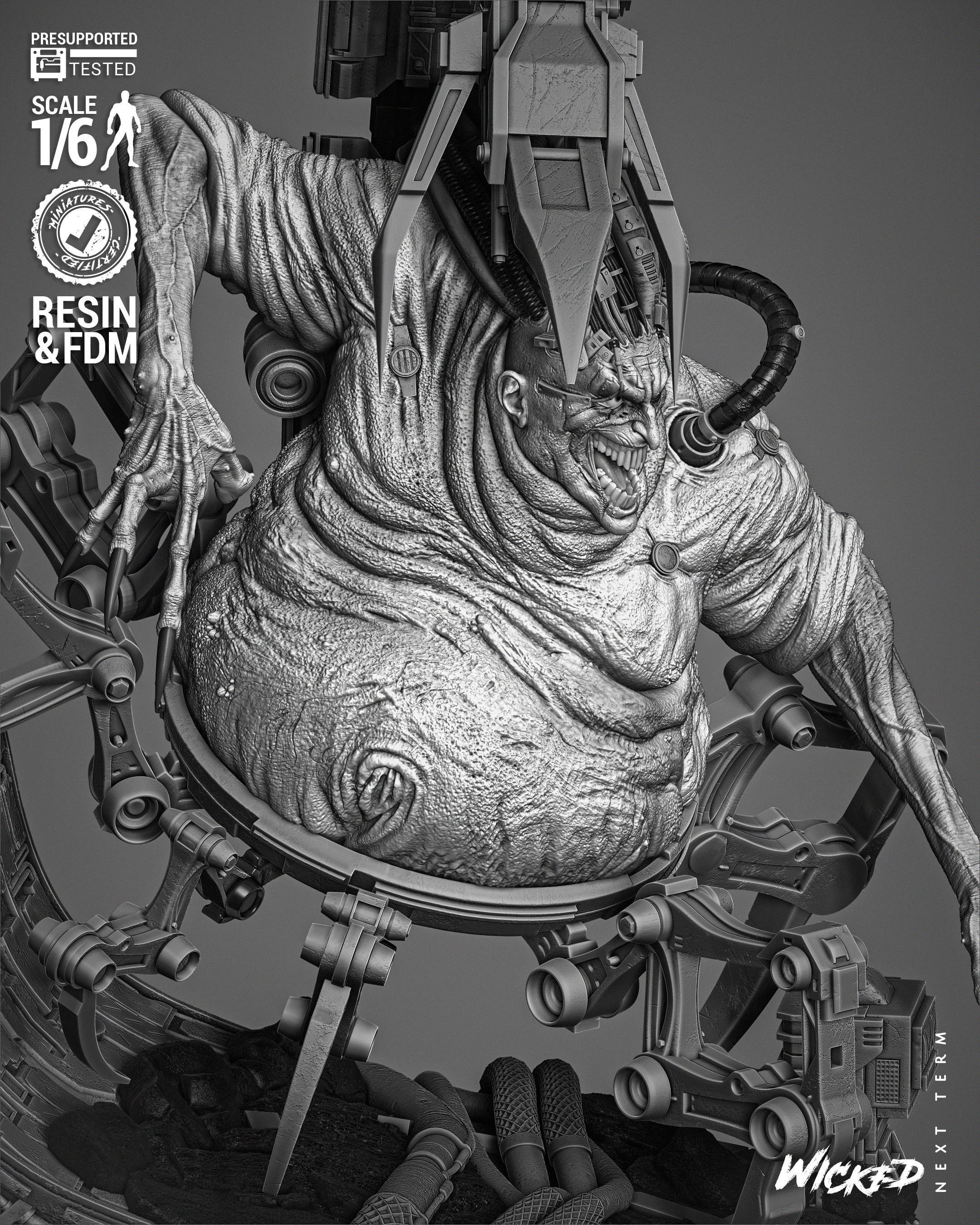 Wicked Marvel Mojo Sculpture 3D print model_47