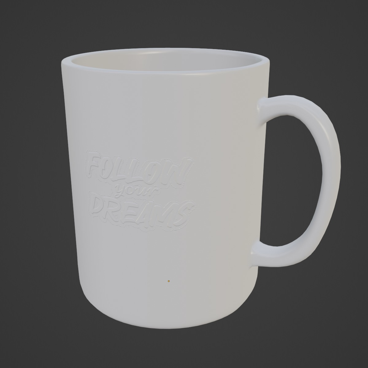 Coffee Cup 06 Low-poly 3D model_5