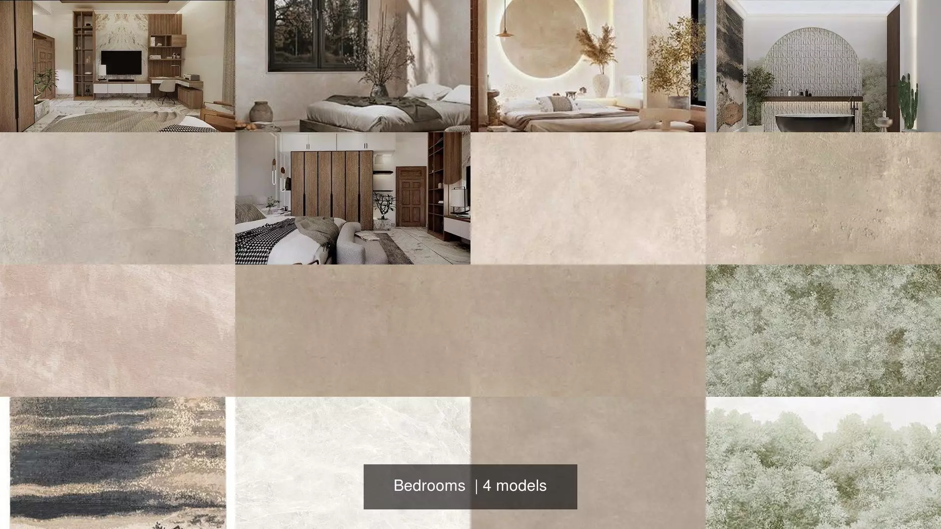 Bedrooms  3D Model Collection_0