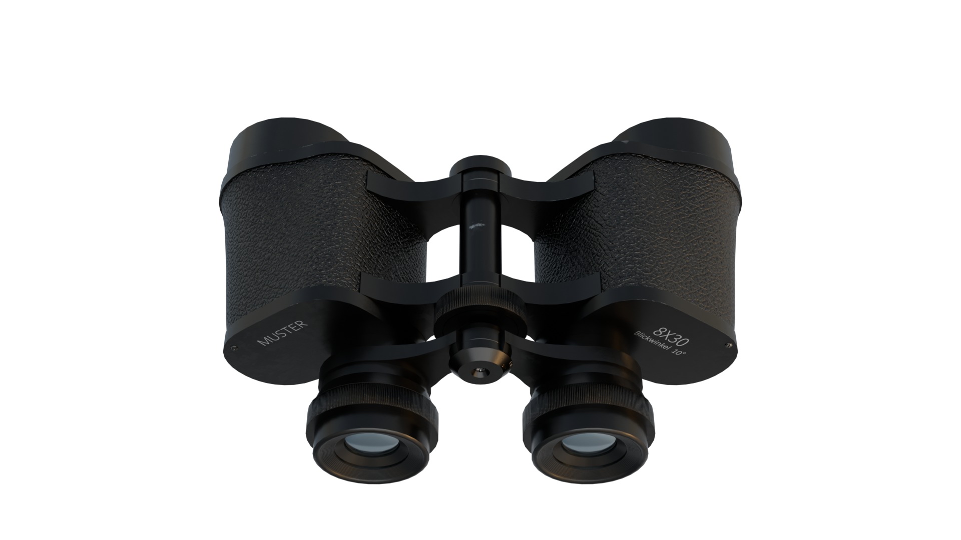 Binocular Super extrem 8x30 Low-poly 3D model_1