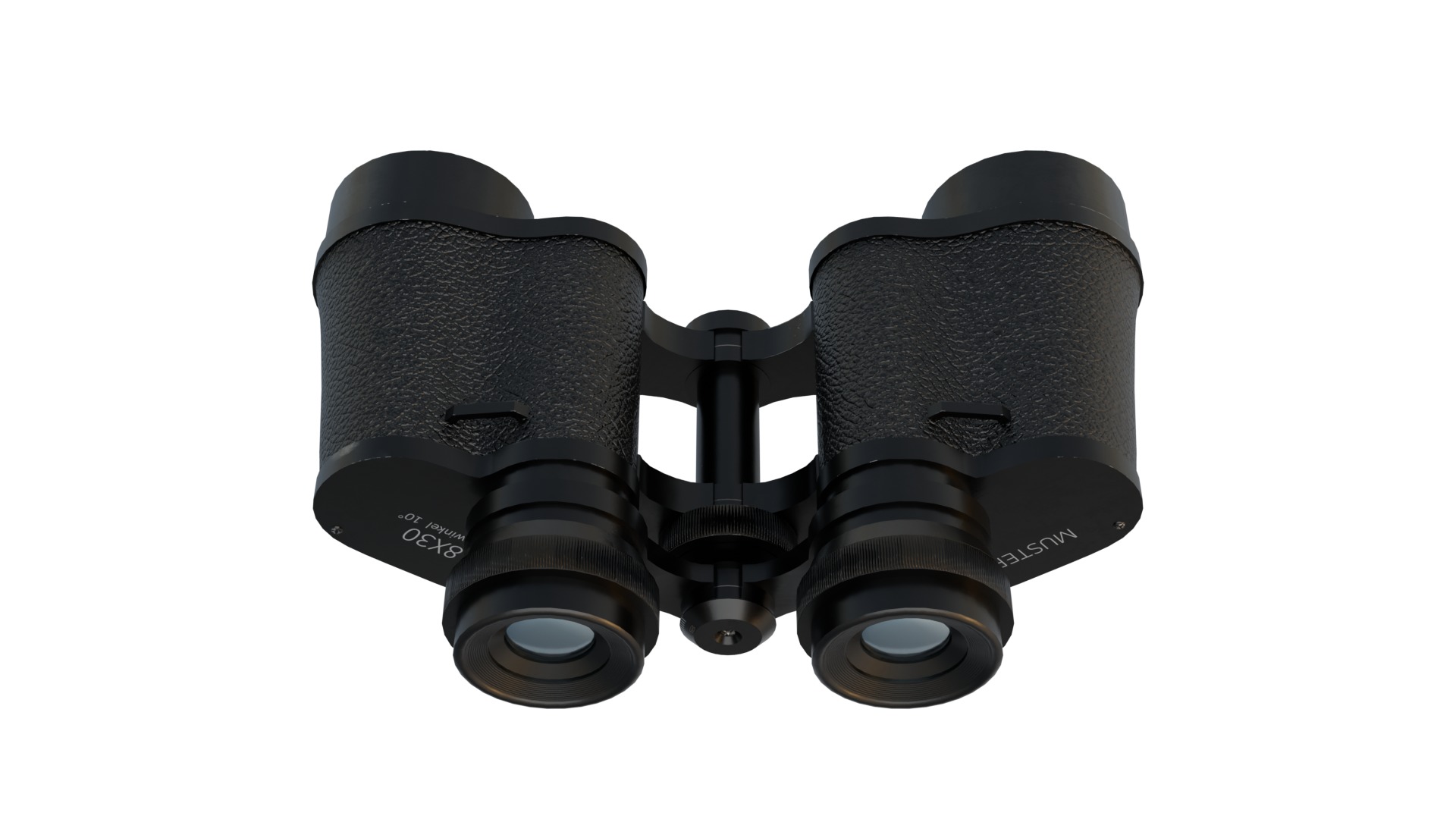Binocular Super extrem 8x30 Low-poly 3D model_4