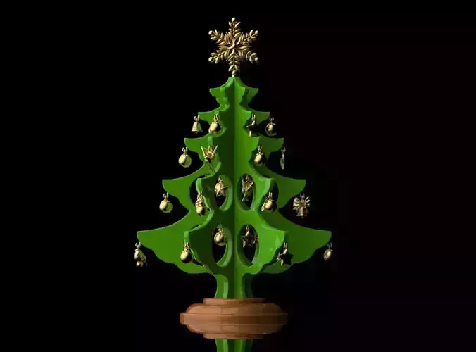 christmas tree 3D print model