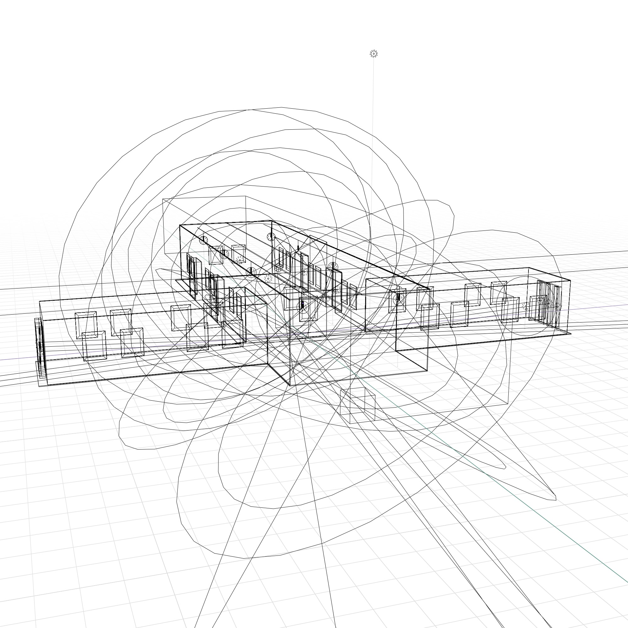 ART GALLERY Museum Interior Office Photo studio 3D model_4