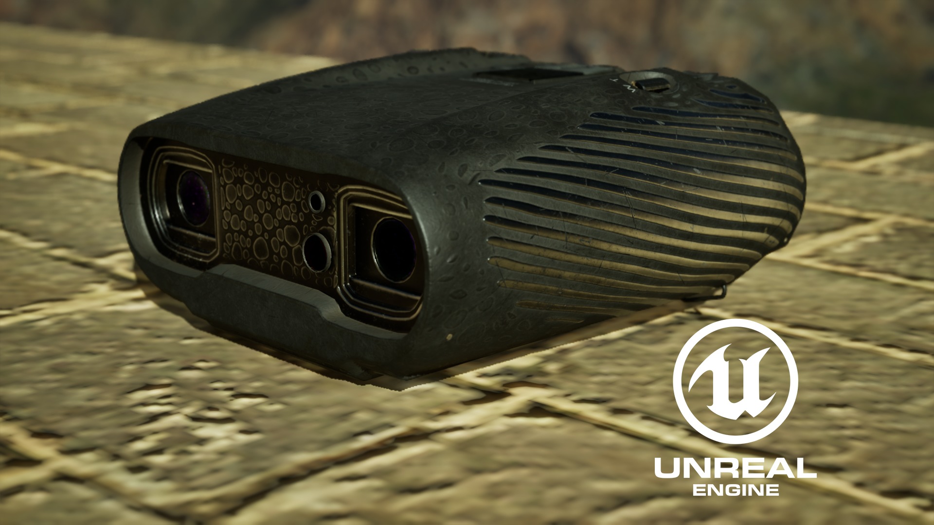 Binoculars Low-poly 3D model Low-poly 3D model_8