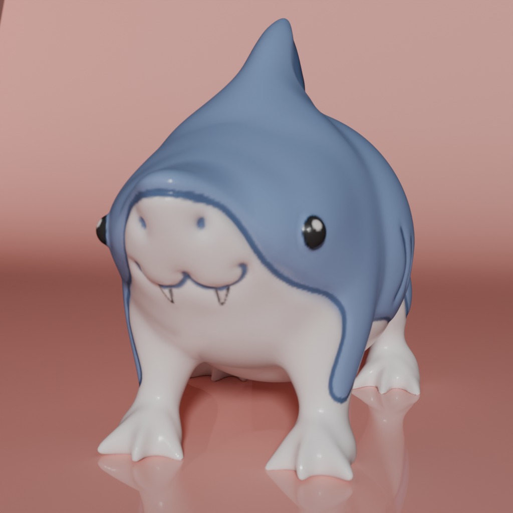 Sharkdog 3D print model 3D print model_2