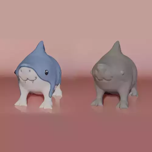 Sharkdog 3D print model