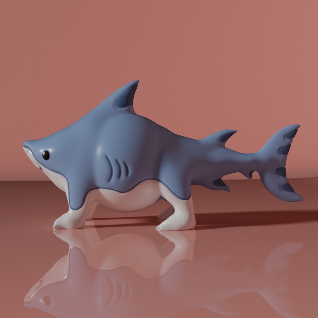 Sharkdog 3D print model 3D print model_4