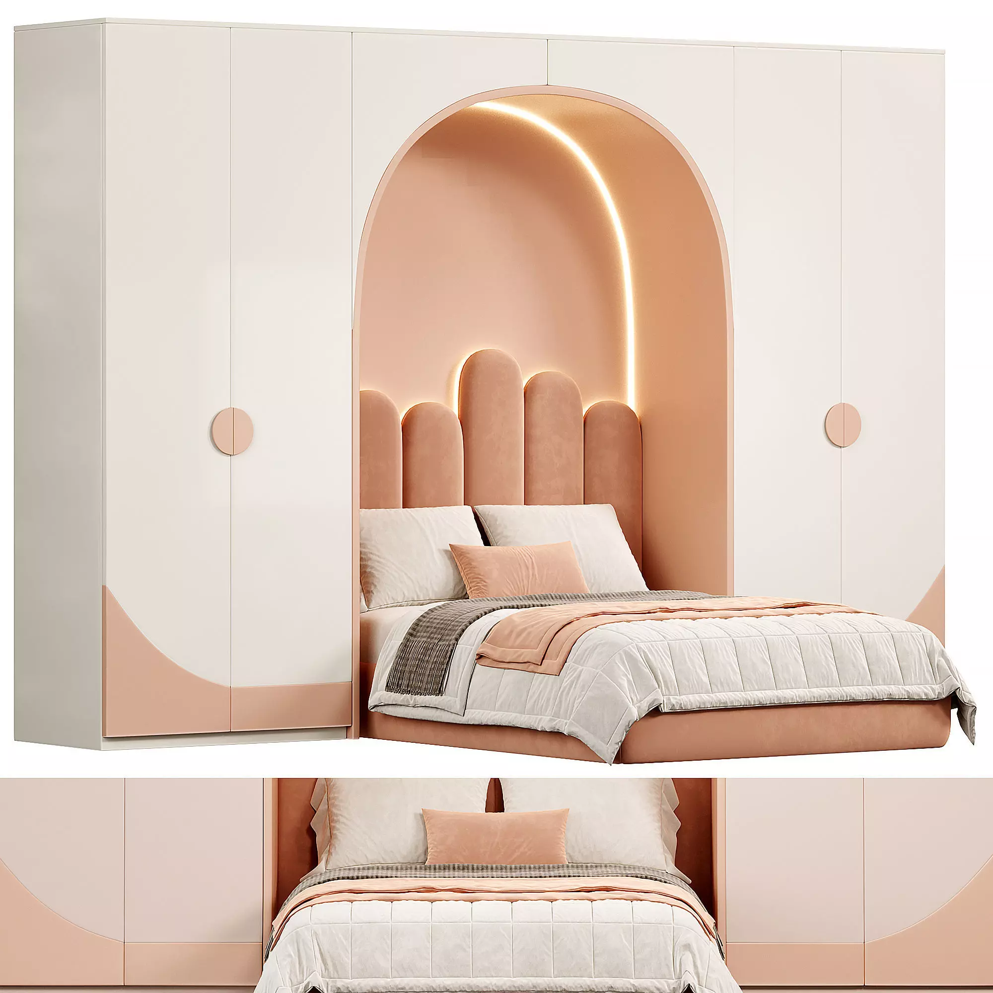 Kids bedroom 06 3D model