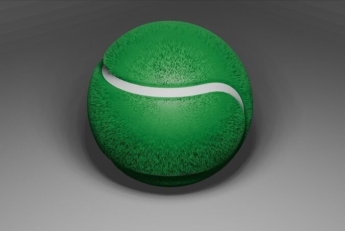 bola de tenis Free 3D model