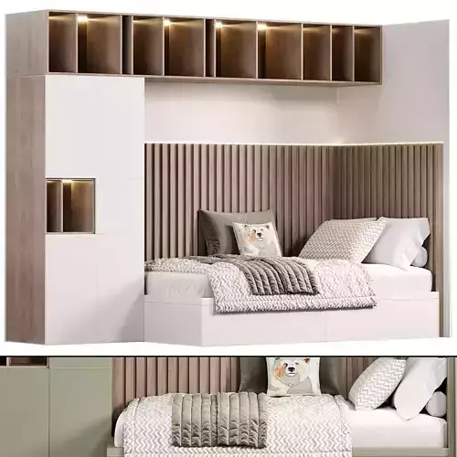 Kids bedroom N12 3D model