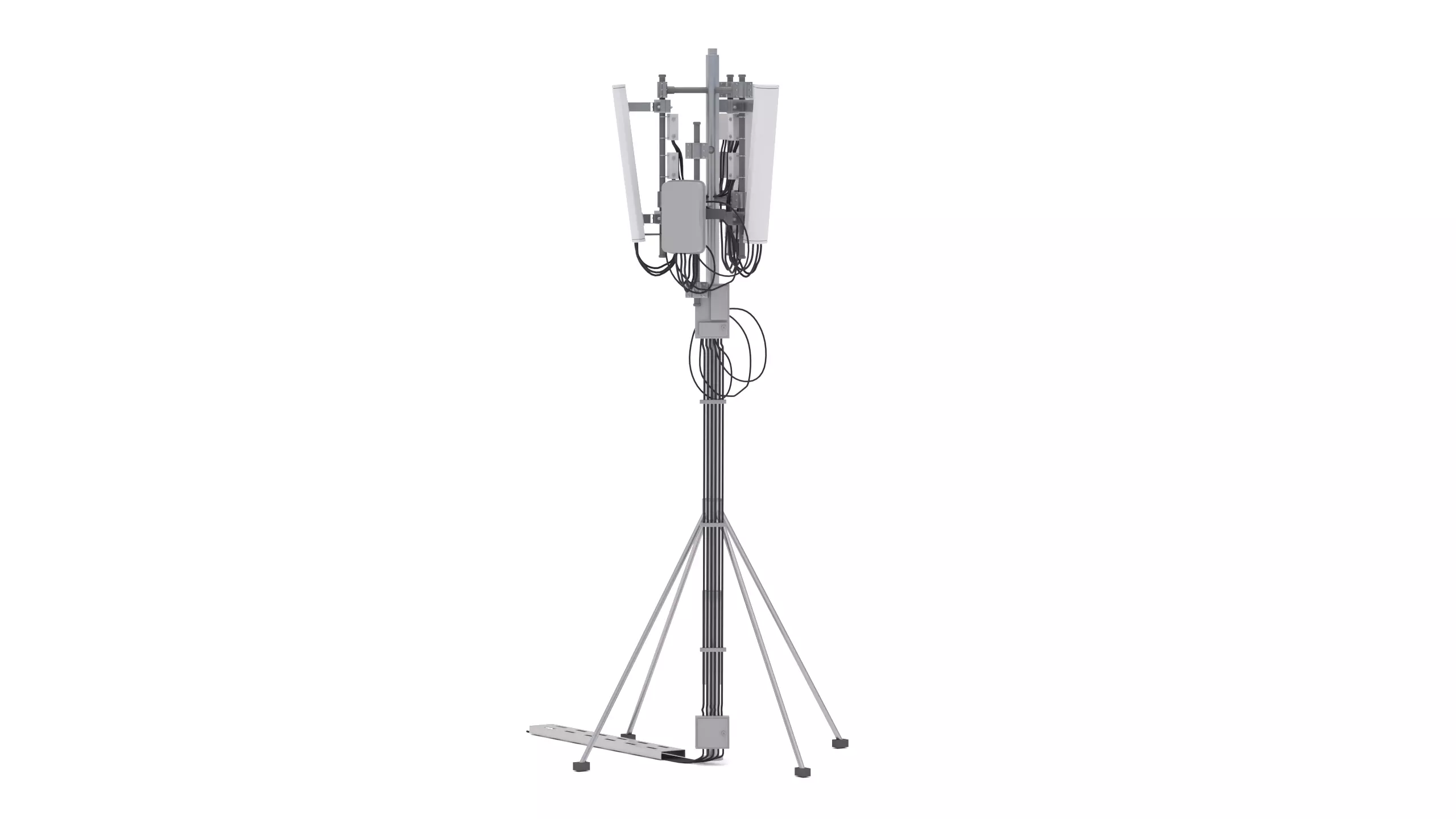 Roof Cell Phone Tower 1 3D model
