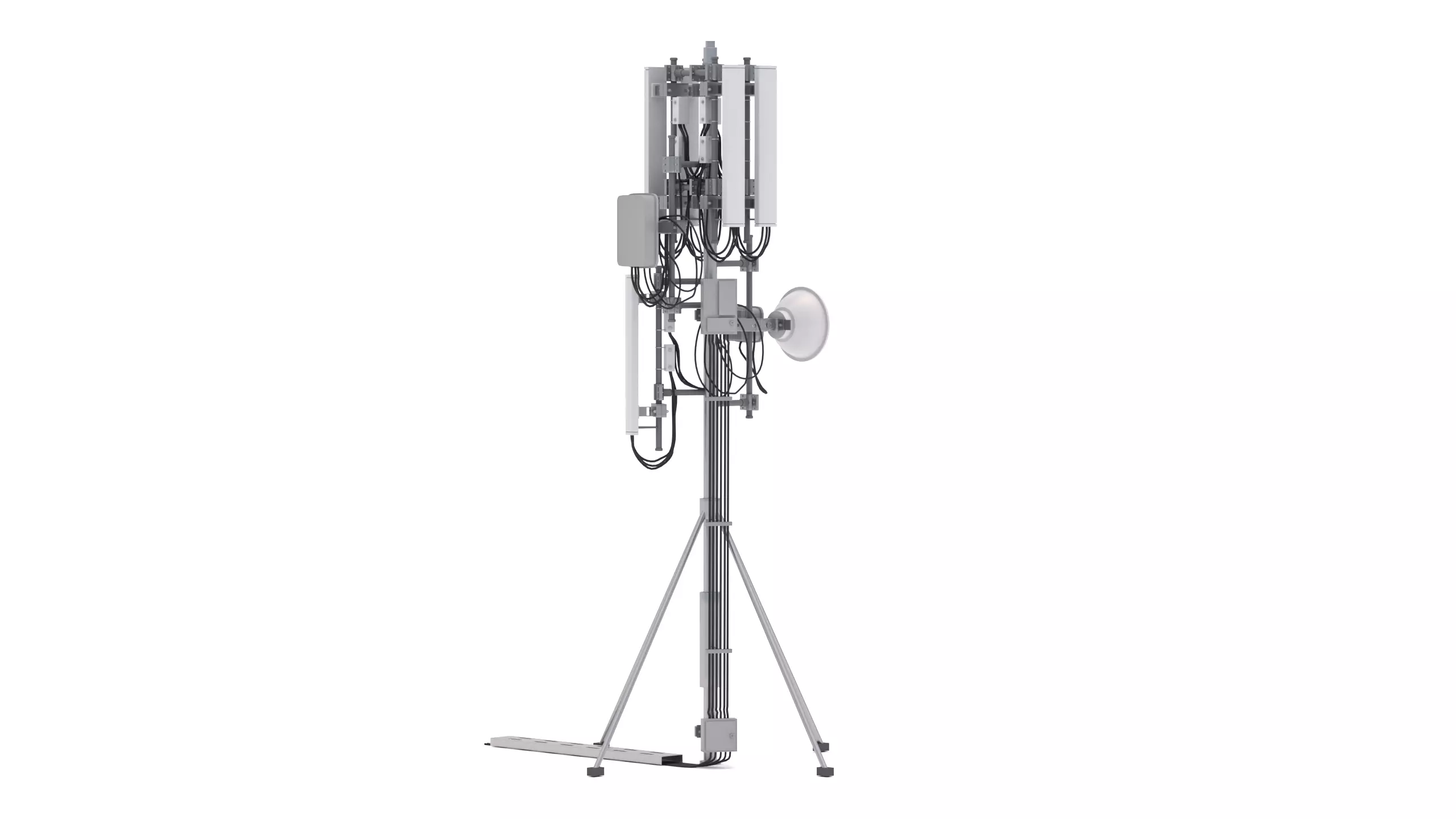 Roof Cell Phone Tower 2 3D model