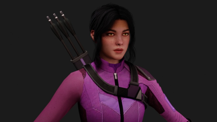 Marvel Future Revolution Kate Bishop 3D model_10