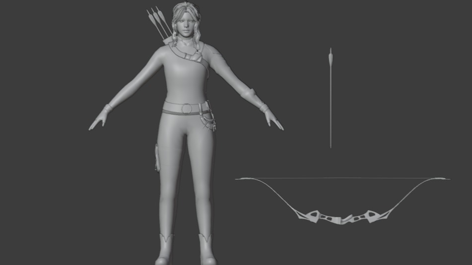 Marvel Future Revolution Kate Bishop 3D model_8