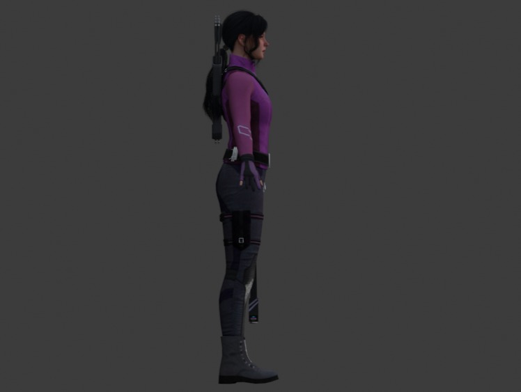 Marvel Future Revolution Kate Bishop 3D model_7