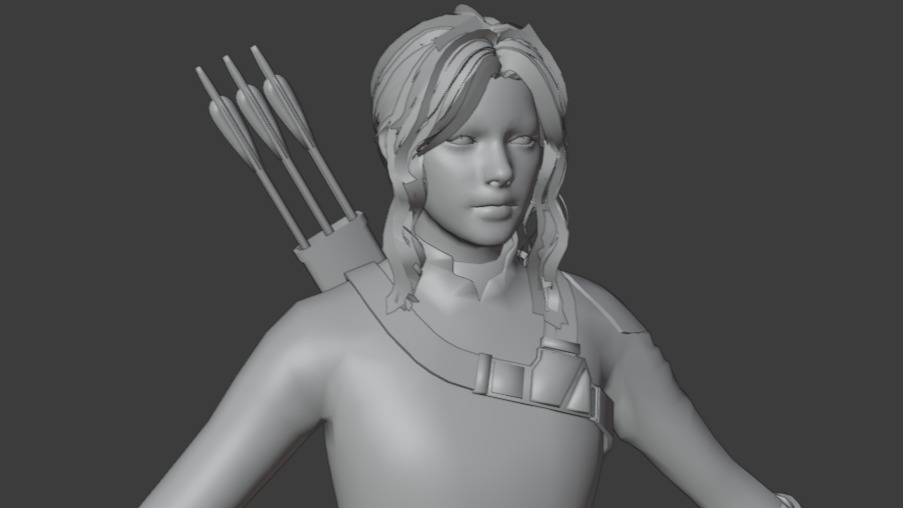 Marvel Future Revolution Kate Bishop 3D model_9