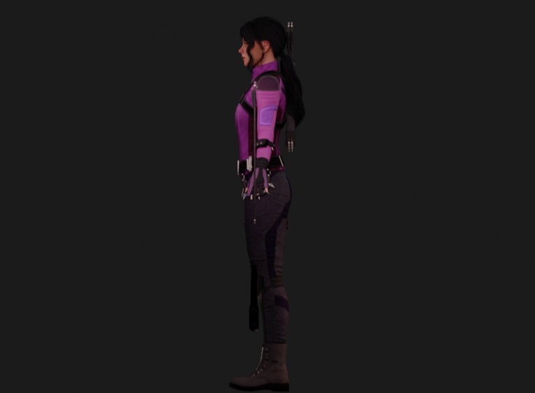 Marvel Future Revolution Kate Bishop 3D model_1