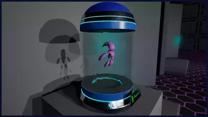 Cryogenic Chamber ready for Unreal Engine