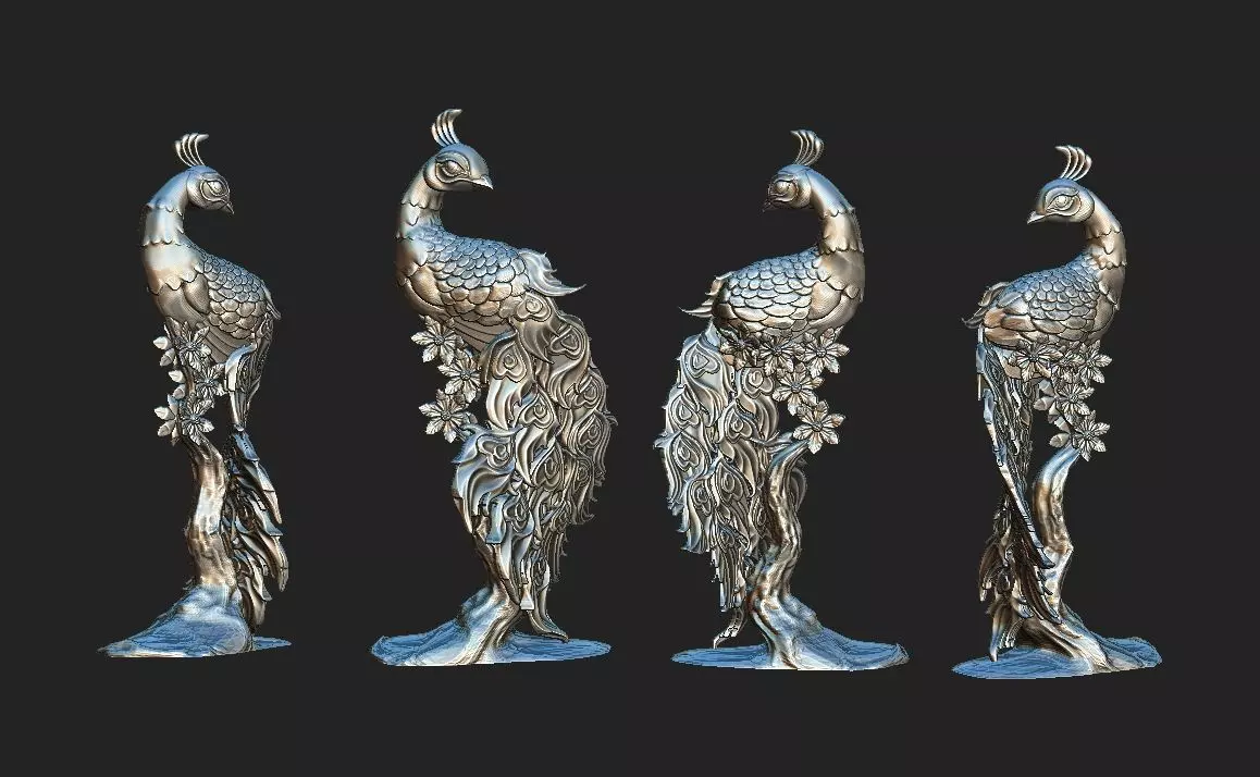 Peacock 3d Print Model 3D print model
