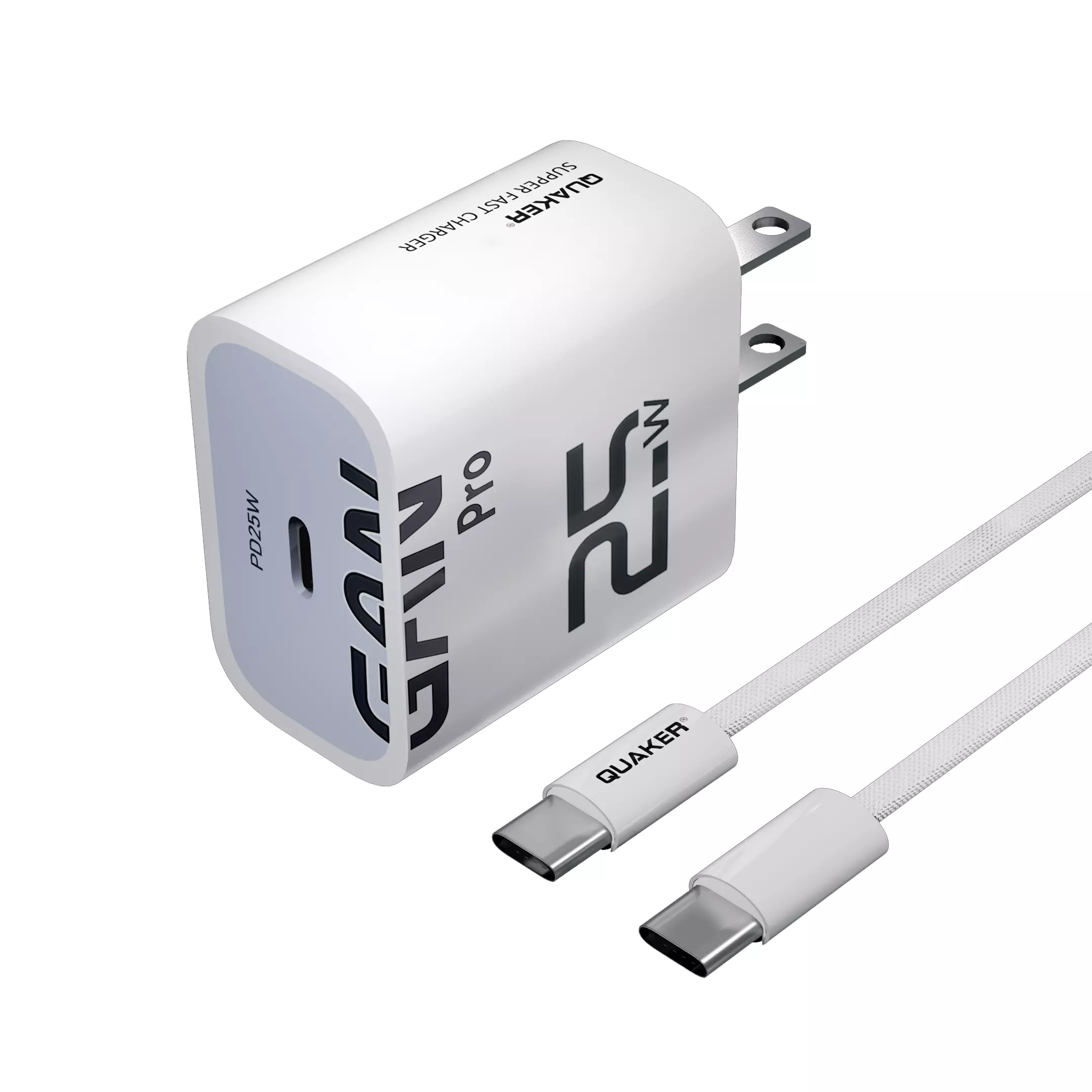 Phone charger with cord 3D model