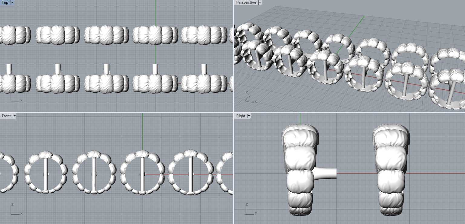 Fashion Down Jacket ring R52 all sizes 3D print model_3