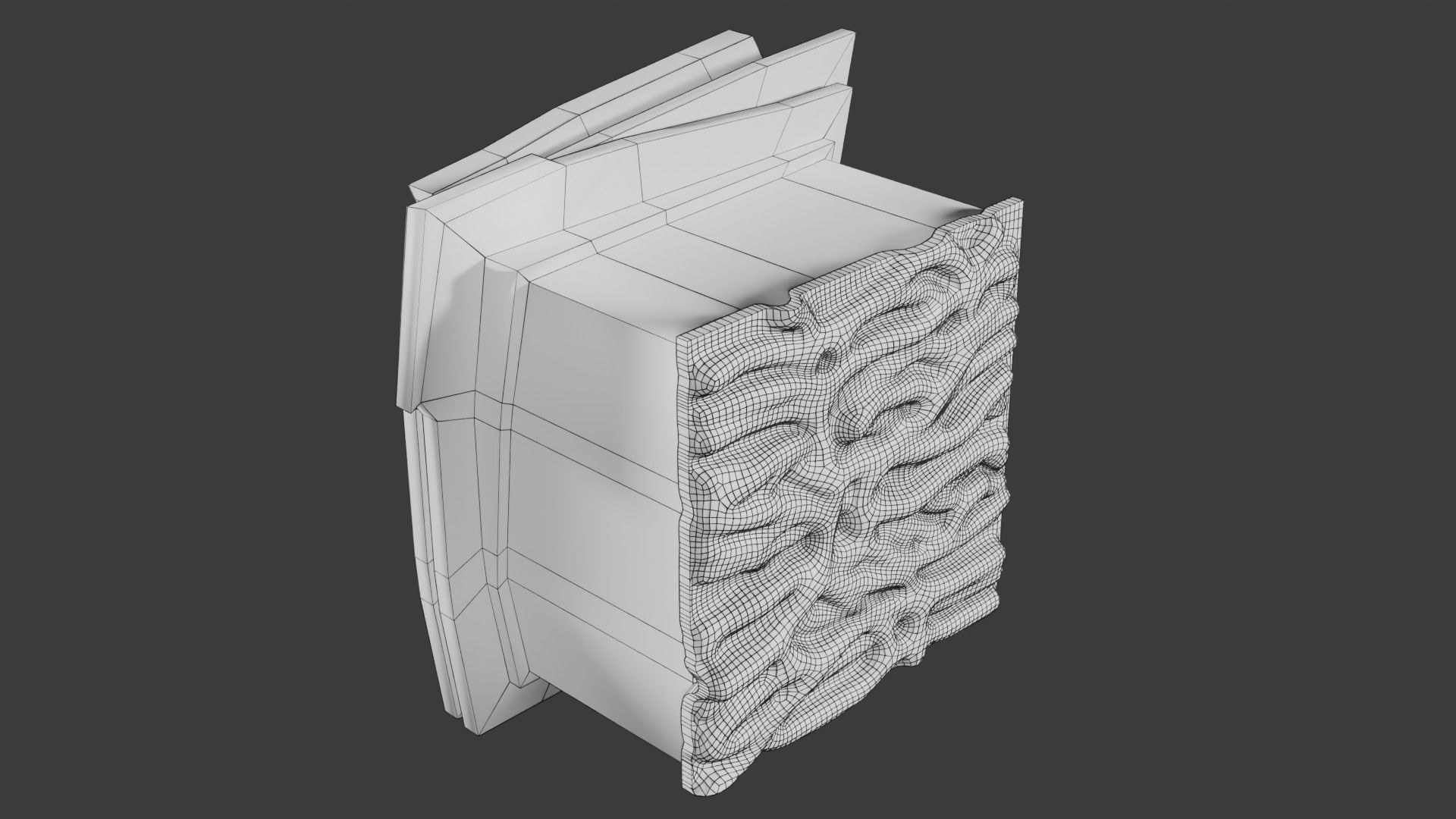 Heart Cardiac Wall Layers Low-poly 3D model_21