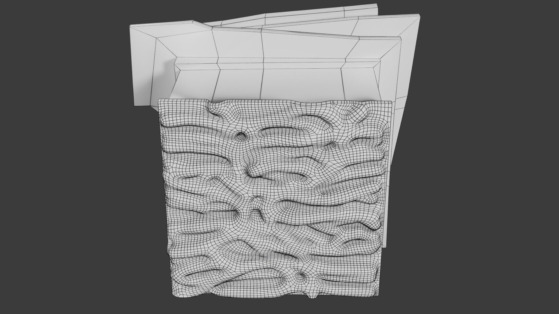 Heart Cardiac Wall Layers Low-poly 3D model_20