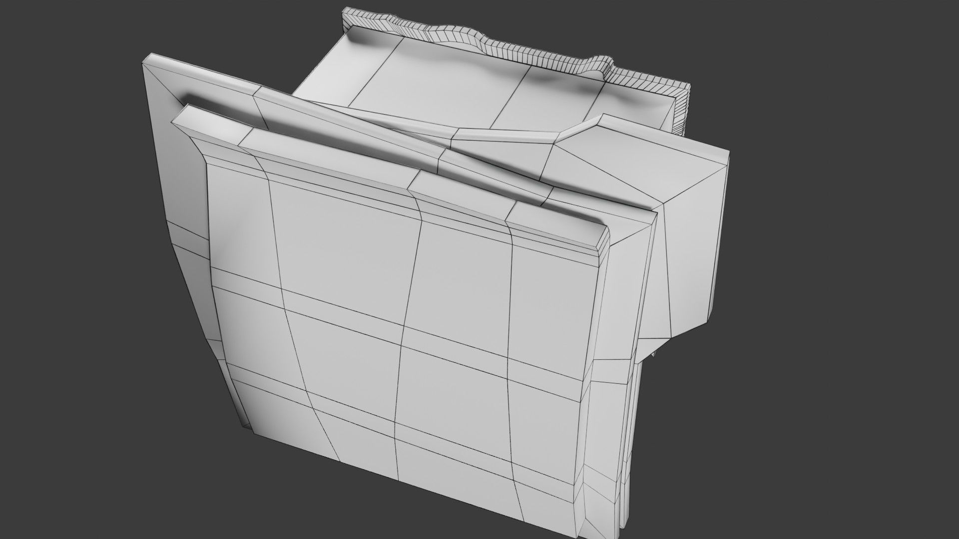Heart Cardiac Wall Layers Low-poly 3D model_34