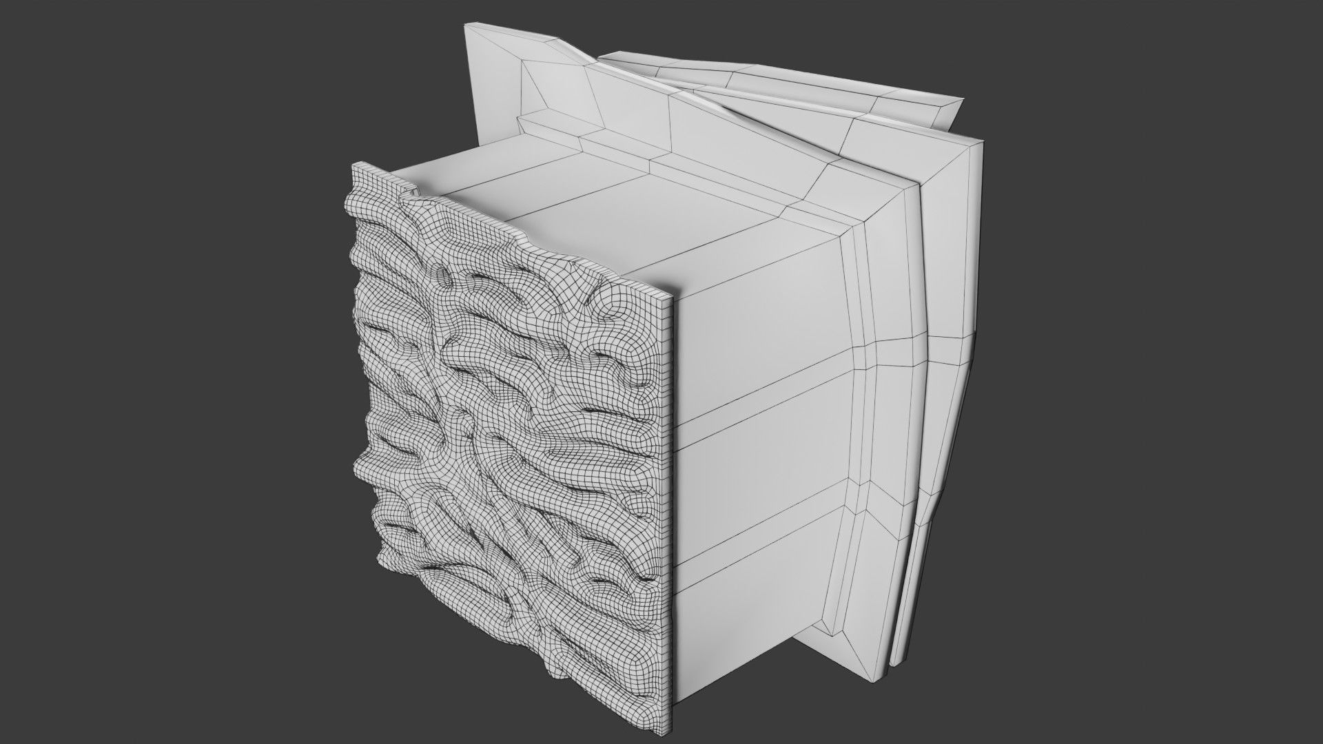 Heart Cardiac Wall Layers Low-poly 3D model_19