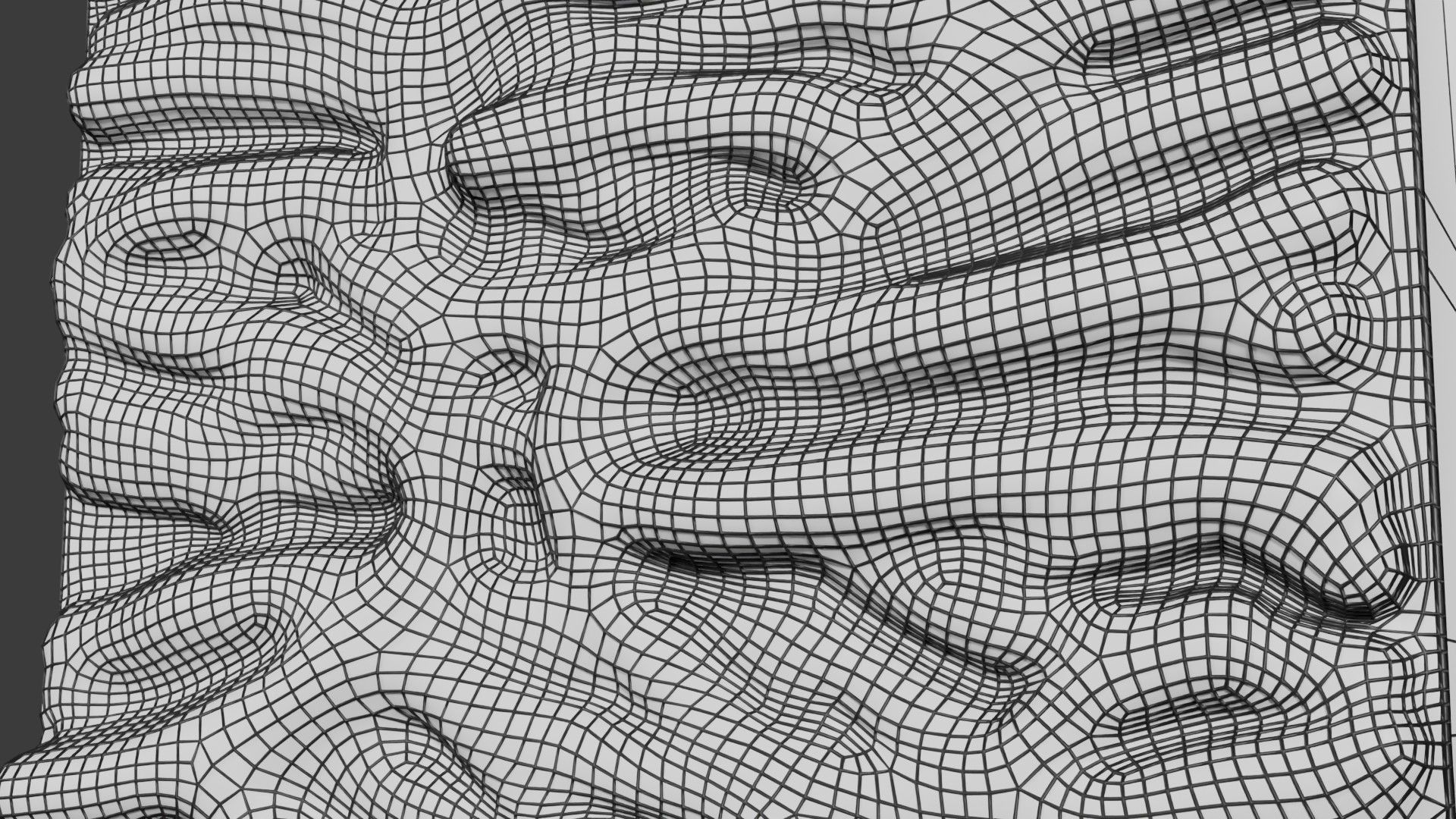 Heart Cardiac Wall Layers Low-poly 3D model_24