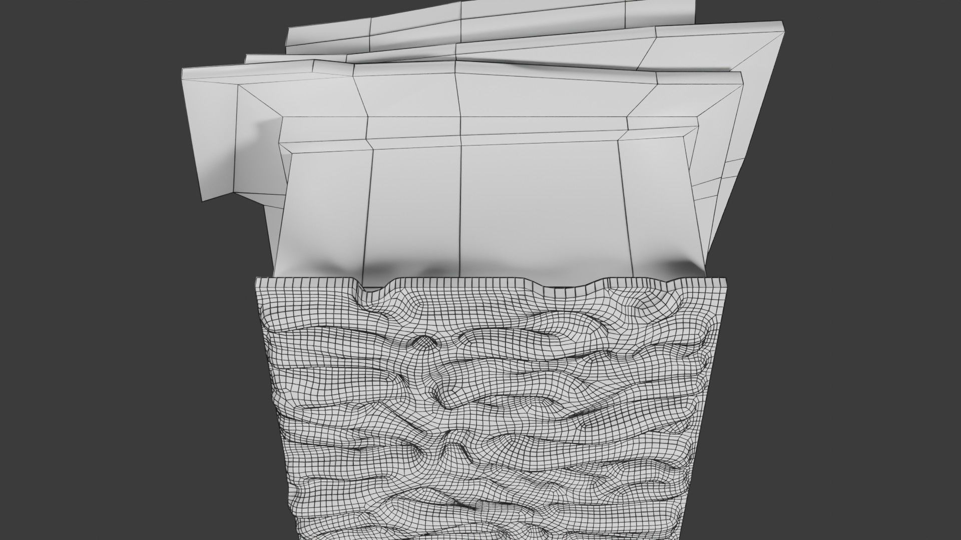 Heart Cardiac Wall Layers Low-poly 3D model_31