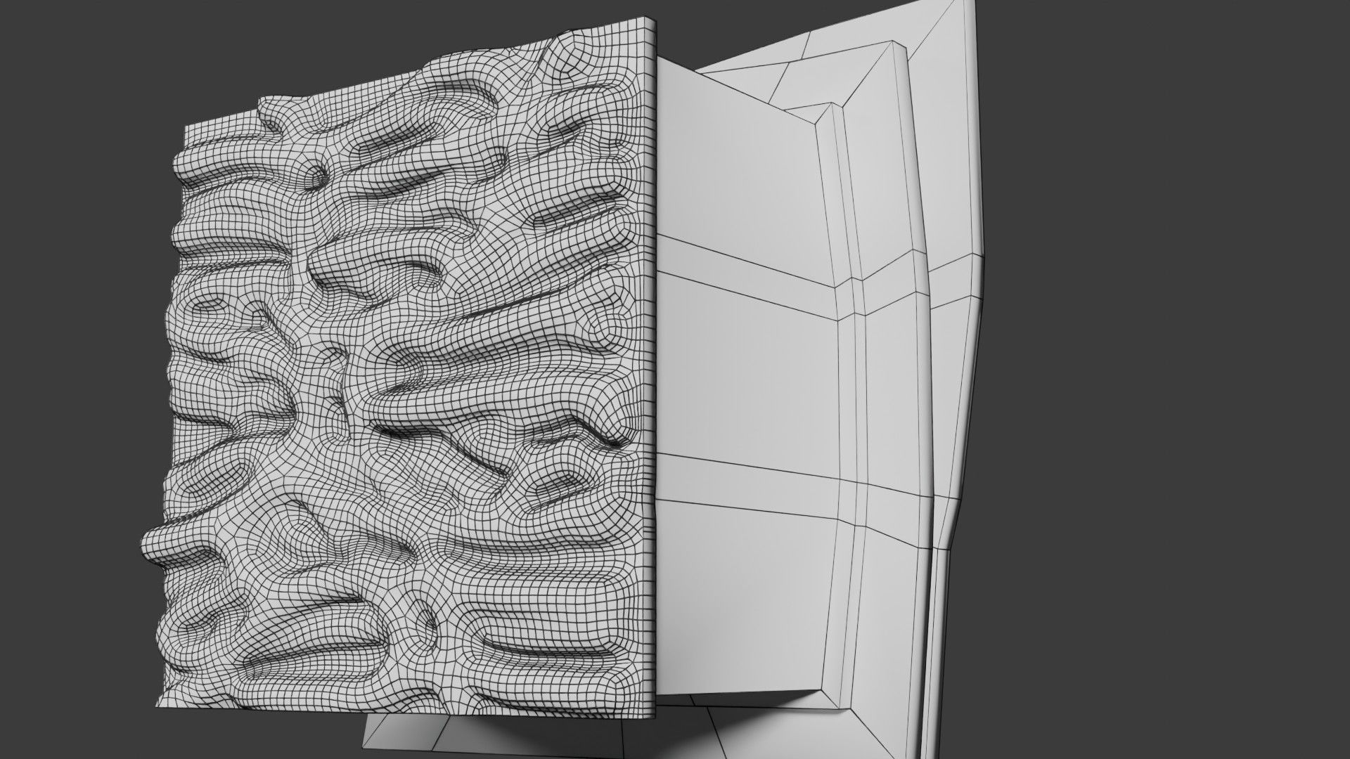 Heart Cardiac Wall Layers Low-poly 3D model_25