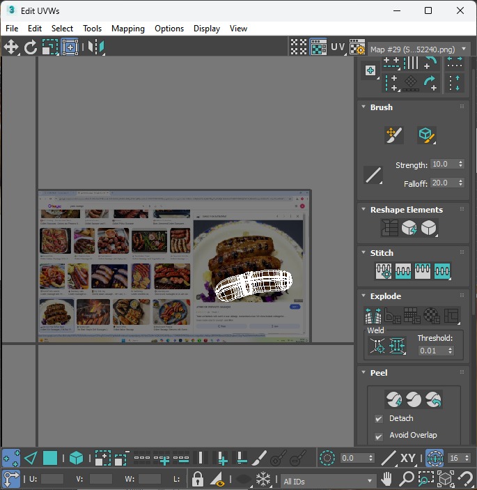 Grilled Sausage 3D model_33