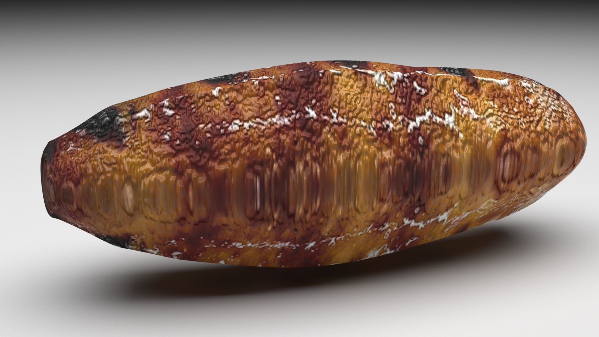 Grilled Sausage 3D model_2