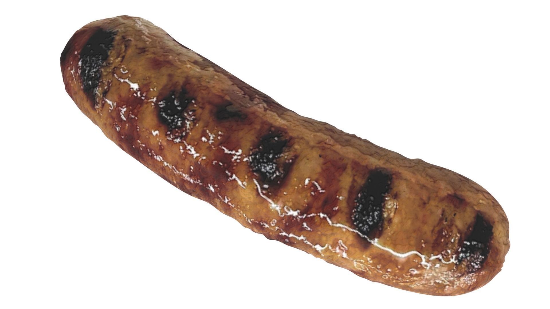 Grilled Sausage 3D model_10