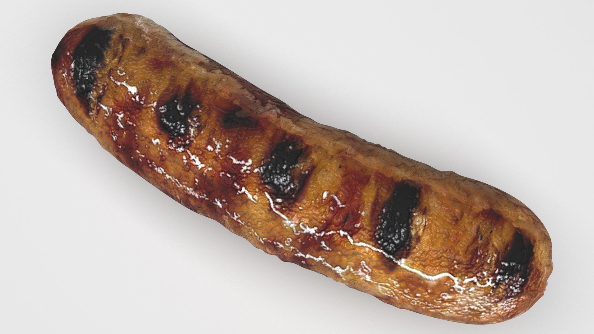Grilled Sausage 3D model_3