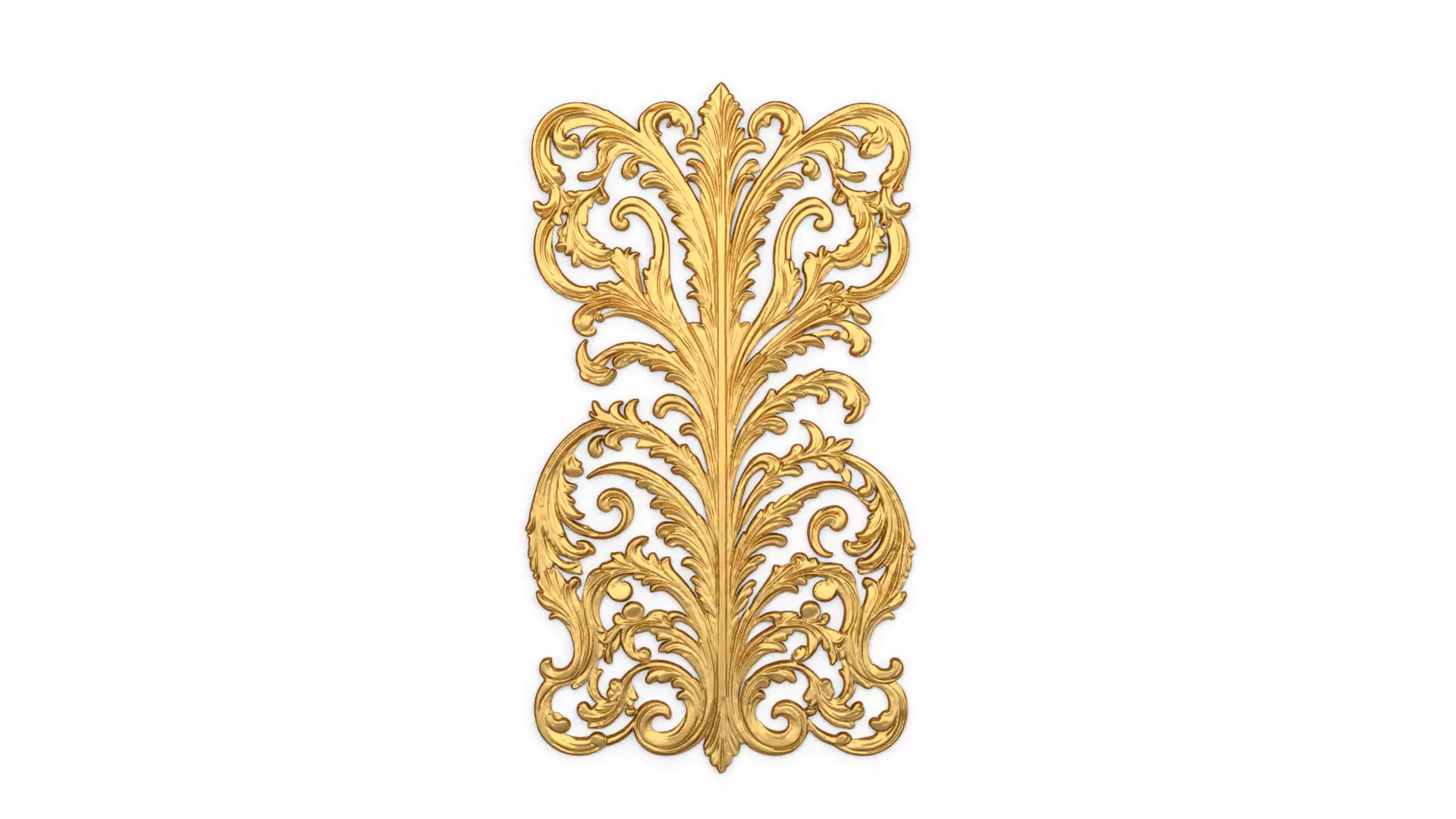 Classic decor ornament carved 40 3D model_0